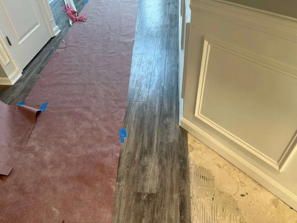 Completed marble shower restoration in Bridgeview